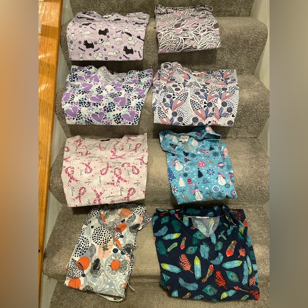 Scrub tops